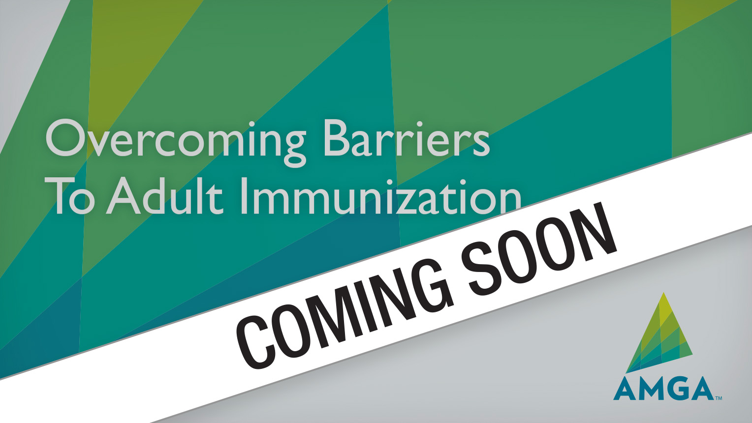 Overcoming barriers to adult immunization webinar